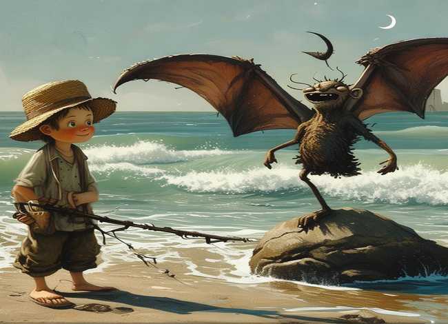 儿童故事渔夫和魔鬼（渔夫和魔鬼的故事 寓言故事）