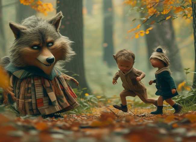 狼外婆的故事绘本（狼外婆的故事绘本我看到外婆后马上走了）