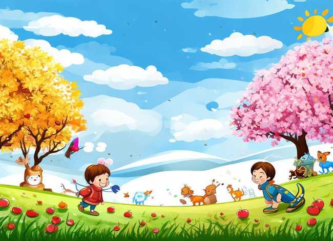 有关四季的儿童故事 - 关于四季的简单的幼儿故事大全