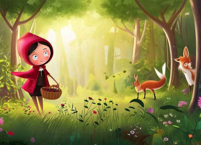 幼儿童话故事小红帽，幼儿故事小红帽的故事