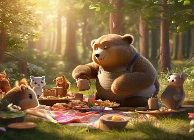 小熊请客故事简短内容 - 小熊请客故事简短内容怎么写