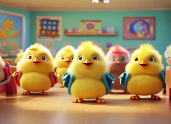 小鸡小鸡上学去绘本故事视频 - 小鸡小鸡上学去绘本故事教案