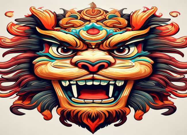 舞狮的狮头简笔画 舞狮的狮头简笔画图片 舞狮的狮头简笔画 舞狮的狮头简笔画图片