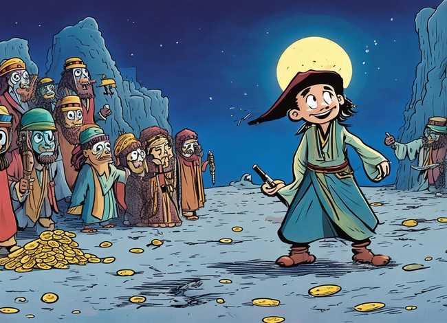 阿里巴巴和四十大盗丅集儿童故事（阿里巴巴和四十大盗的故事短篇）