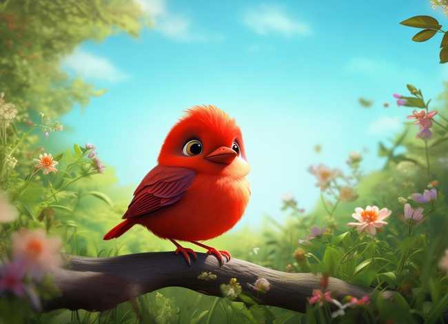 儿童故事可爱的一只小小鸟，一只小鸟的故事作文