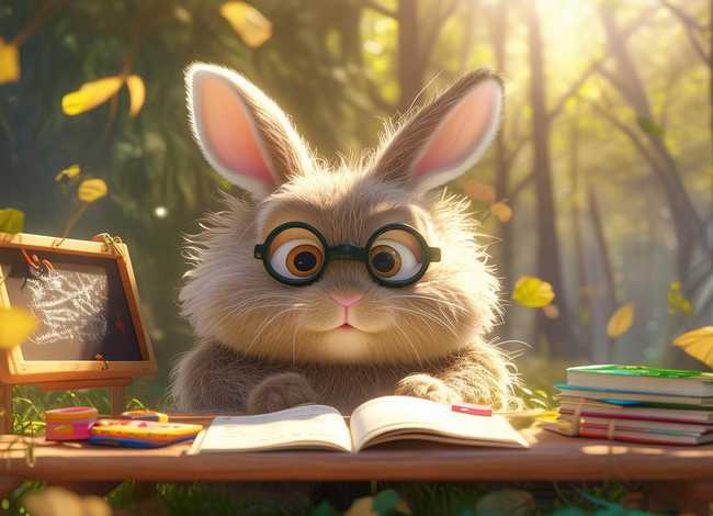 小兔子近视了儿童故事 - 小兔近视了故事的教案