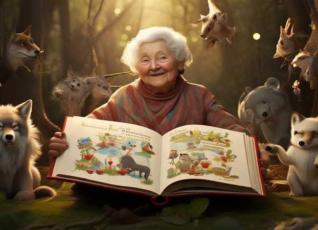 狼外婆的绘本故事完整版、狼外婆的绘本故事完整版图片