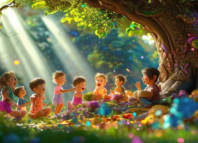 儿童故事《森林故事》，森林的故事幼儿园