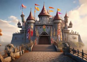 王国城堡简笔画（王国城堡简笔画图片）