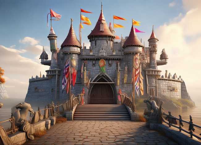 王国城堡简笔画（王国城堡简笔画图片）