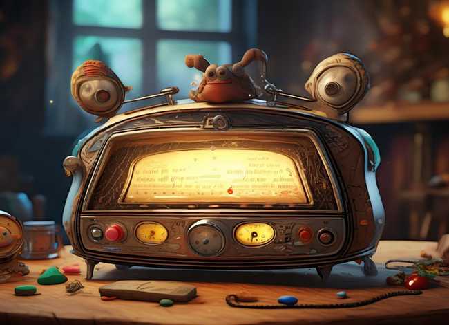 儿童故事广播收音机，收音机的幼儿故事