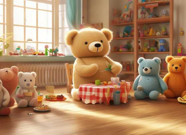 儿童故事小熊请客mp3 小熊请客故事在线听