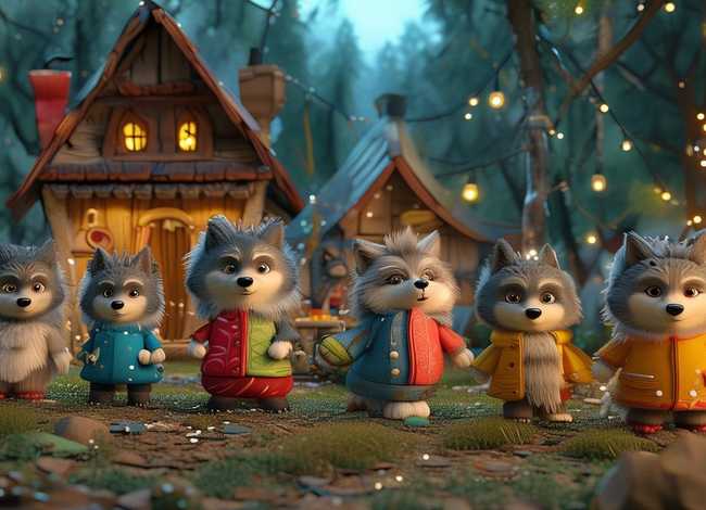 关于狼的儿童故事童话故事；关于狼的幼儿故事