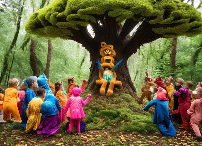儿童情景剧森林之王，儿童情景剧森林之王剧本
