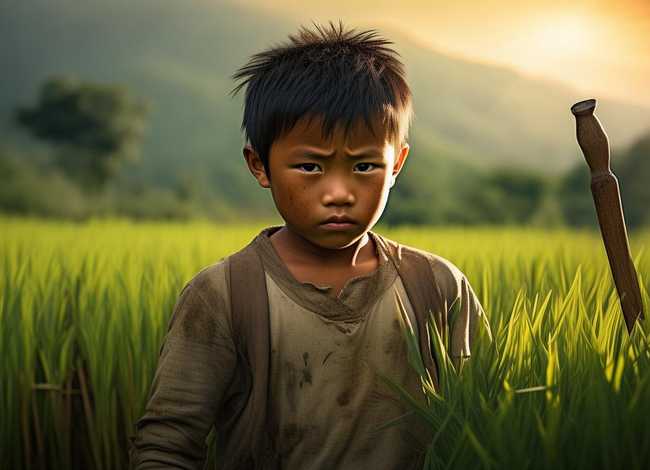 广西小男孩杨六斤励志故事、广西男孩杨六斤的故事