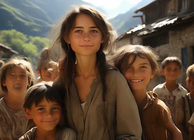 解说一个山村留守儿童的感人故事；山村留守儿童的守护者