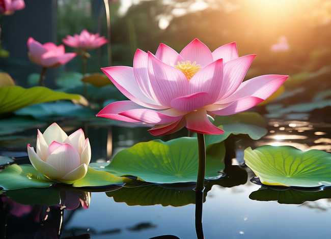 荷花故事会，故事会荷花和玉花