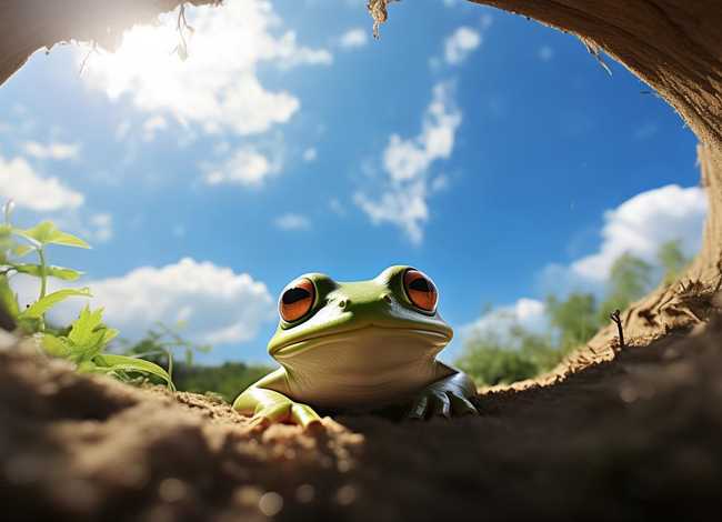 坐井观天故事，坐井观天故事视频 寓言故事