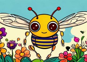 蜜蜂儿童画图片大全，蜜蜂儿童画图片大全简单