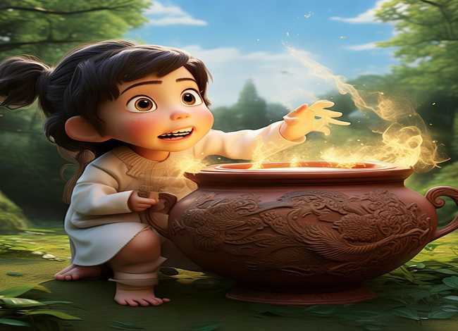 《聚宝盆》故事绘本（《聚宝盆》故事绘本图片）