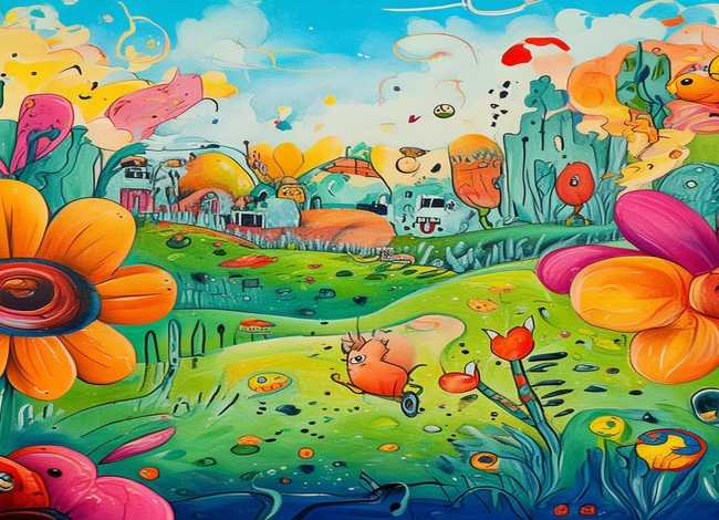 手绘儿童故事简短34岁 - 幼儿手绘故事简单的