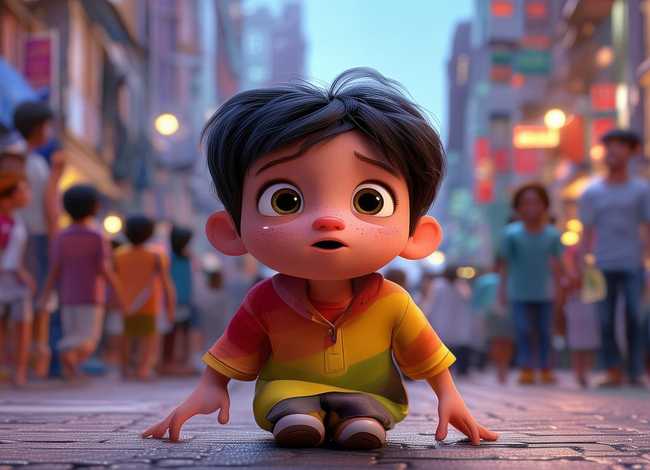 幼儿走失的绘本故事，幼儿走失的绘本故事图片