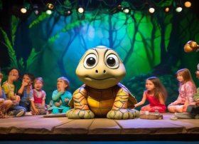 聪明乌龟儿童故事表演 - 聪明的乌龟故事表演