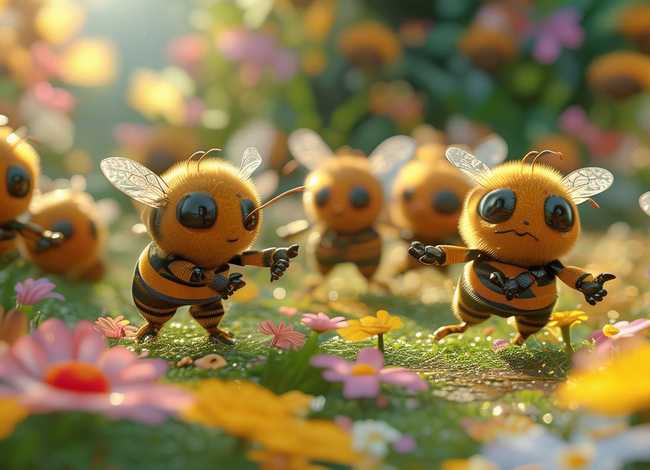 儿童动画蜜蜂故事（蜜蜂的幼儿故事）