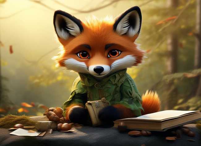 有智慧的狐狸儿童故事，智慧的狐狸的故事