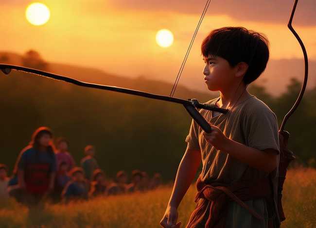 后羿射日儿童故事睡前 睡前故事后羿射日的故事