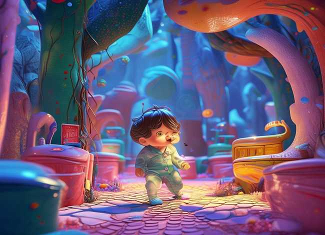 儿童故事梦里找卫生间 - 在梦里找卫生间