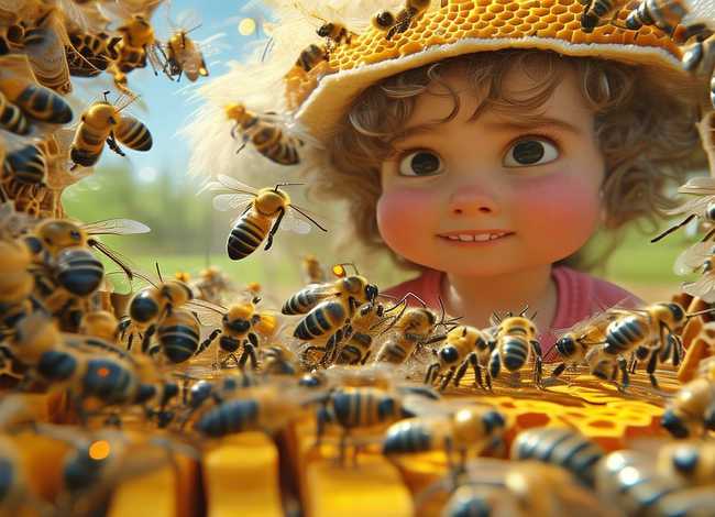 儿童蜜蜂王国的故事；蜜蜂王国的故事(一)