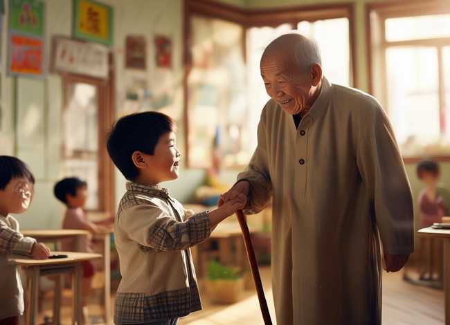 孝德故事幼儿园、幼儿园德育小故事孝敬老人
