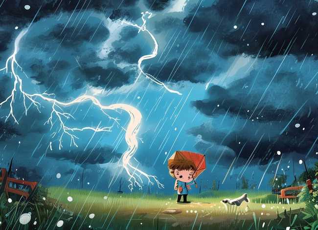 儿童故事打雷闪电，打雷闪电儿童科普
