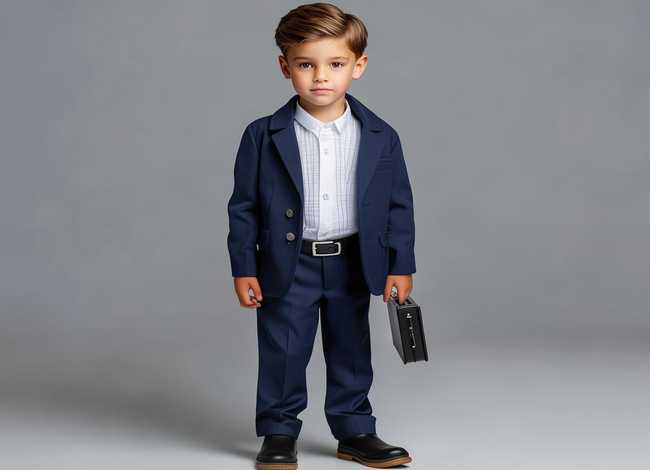 儿童西装穿搭 儿童西装穿搭图片2023最新款