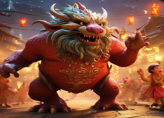 年兽的故事儿童视频；年兽的故事 视频