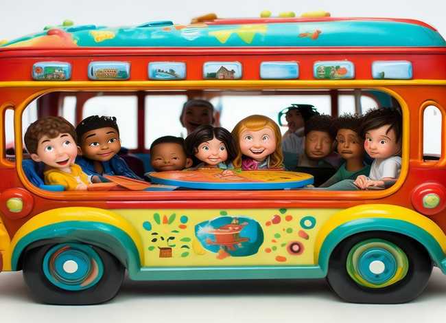 儿童公交车简短小故事书；小朋友公交车故事