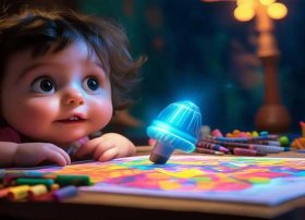 麦克风的儿童故事，麦克风儿童画