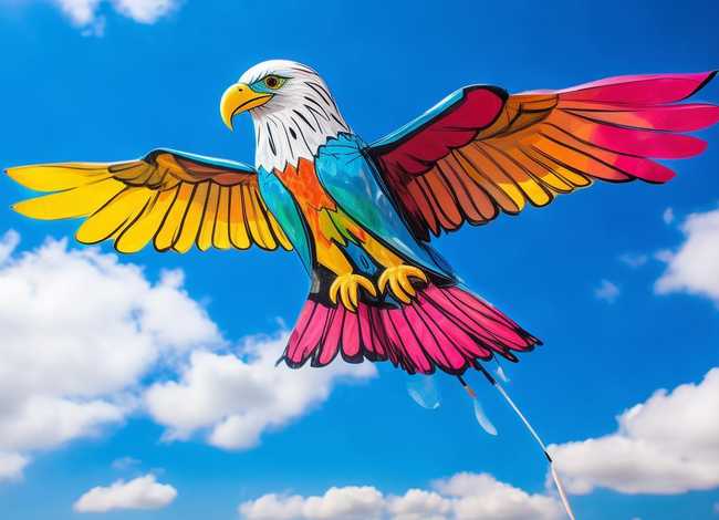 儿童风筝简笔画；儿童风筝简笔画老鹰