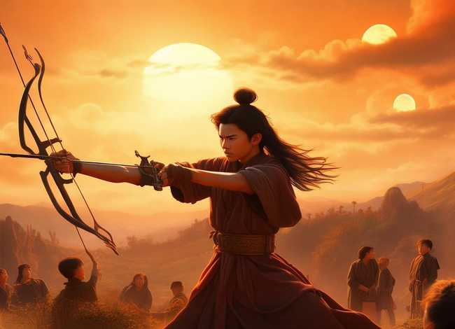 少儿故事后羿射日，少儿故事后羿射日主要内容