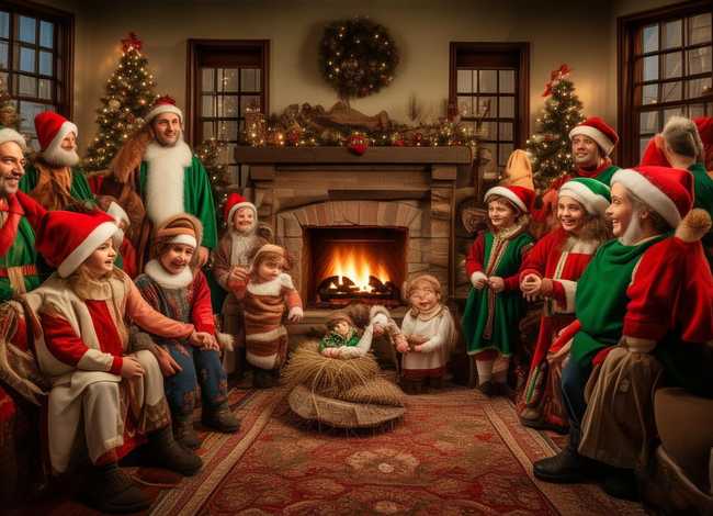 圣诞故事表演，圣诞节的故事表演