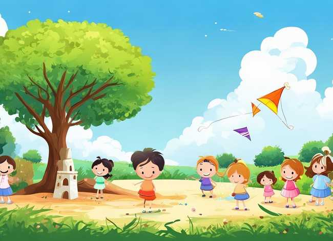 夏天的故事绘画幼儿园；夏天的故事幼儿简笔画