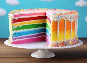 彩虹蛋糕绘本 彩虹蛋糕绘本图片