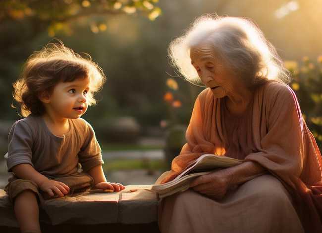 小孩与老奶奶的寓言故事（小孩与老奶奶的寓言故事大全）
