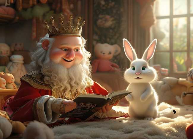 儿童睡前故事国王的兔子推荐理由，国王和小兔子的故事