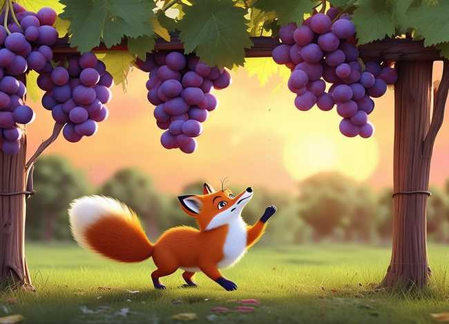 狐狸和葡萄幼儿故事（狐狸和葡萄幼儿故事视频）