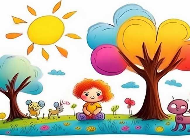 幼儿故事插画图片，幼儿故事插画图片简单