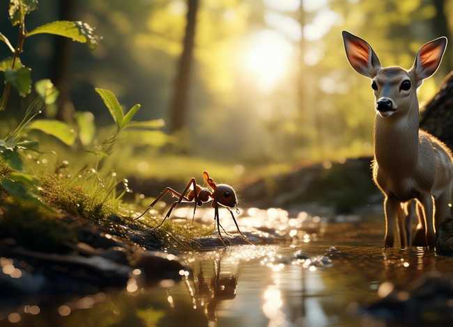 蚂蚁报恩民间故事，蚂蚁报恩的民间故事