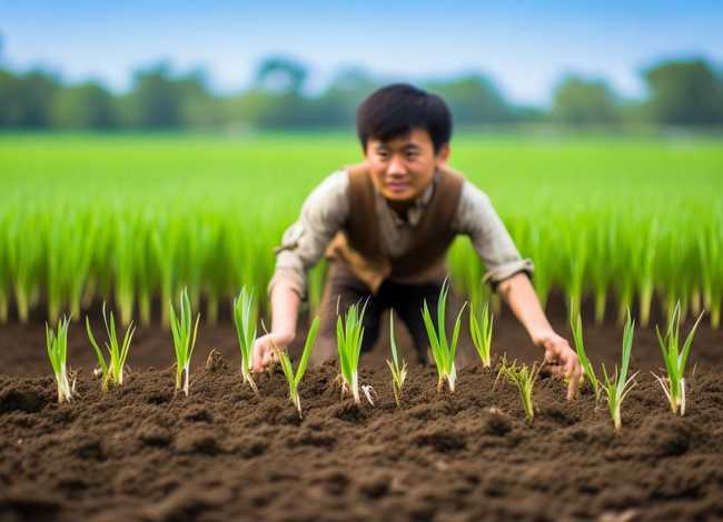 连环画儿童故事拔苗助长 - 幼儿成语连环画拔苗助长