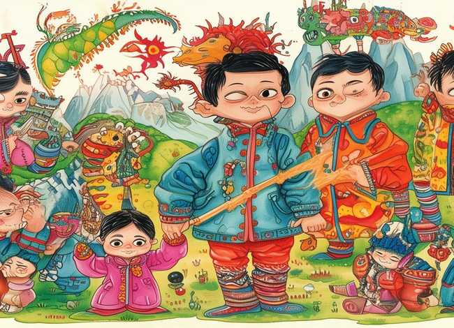 成语故事儿童画大班创意；成语故事绘画展大班教案